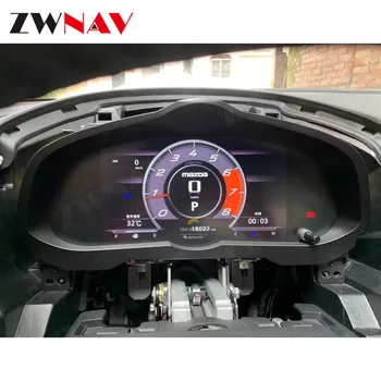 Už Mazda 3 AXELA 2016-2021 Skaitmeninio Klasterio Virtualus Kabinos Navigacijos Automobilio Multimedijos prietaisų Skydelio Metrų Ekrane, Automatinis Elektroninis