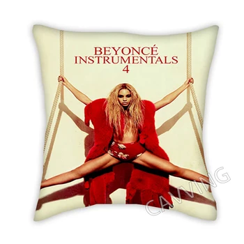 Beyonce 3D Spausdinimo Poliesteris Dekoratyviniai pagalvių Užvalkalai Mesti Pagalvę Padengti Aikštėje Užtrauktukas Atvejais Gerbėjų Dovanos, Namų Dekoro P01