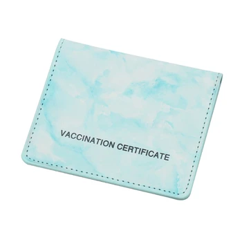 Standartinis Vakcinacijos Kortelę, Rankovės PU Vakcinacijos Kortelės Padengti Vandeniui Anti-pertrauka