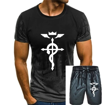 Full Metal Alchemist T-Shirt S-Xxl Vyrai Moterų Šūkiai Individualų Tee Marškinėliai
