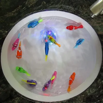 Plaukimo Katė Šviesos Robotas Žaislas Vandens Pet Patalpų Žaislų, Šuo Ir Elektros Interaktyvus Žuvų Žaisti