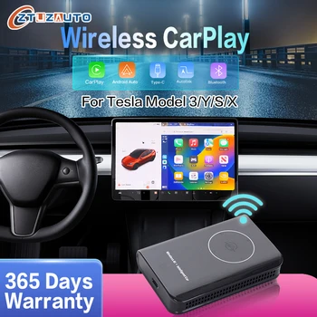 Belaidžio CarPlay Adapteris Tesla Modelis 3 Modelis S X Modelis Y Apple Automobilių Žaisti Belaidžio 