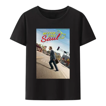 Geriau Skambinti Saulius Vintage Marškinėliai Unisex Heizenbergo Breaking Bad Tees Harajuku Kietas Kvėpuojantis Grafinis Viršūnes Atsitiktinis Streetwear