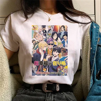 bananų žuvų marškinėliai moterims manga marškinėliai moteriška komiksų dizaineris juokinga drabužiai
