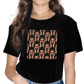 Reperis Moterų T Shirts Drake Derliaus Tees trumpomis Rankovėmis Apvalios Apykaklės Marškinėliai Dovanų Idėjos Drabužių