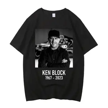 Aukštos Kokybės Ken Block Kaukolė Marškinėliai Vyrams Medvilnės ES Dydis Tee Hip-Hop Streetwear Unisex Marškinėlius Harajuku Vyrų Drabužiai.
