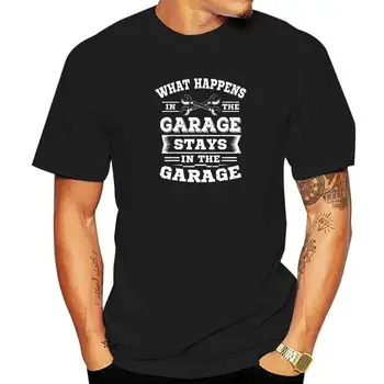 Kas Atsitinka, Garažas Lieka Garaže T-Shirt Marškinėliai T Shirt Paplitusi Medvilnės High Street 3D Atspausdintas Suaugusiųjų