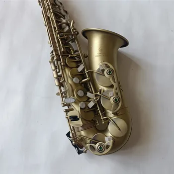 Alto Saksofonas Nuoroda 380 Antikvariniai Variu dengto E-butas Profesinės Muzikos Instrumentas Su Kandiklio Nendrių Kaklo Nemokama Laivas