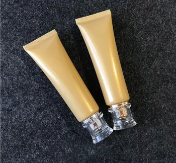 50ml aukso soft tube švelnaus plovimo sviesto rankų kremas anti-UV losjonas emulsija serumas esmė hialurono tonerio odos kosmetikos žarna